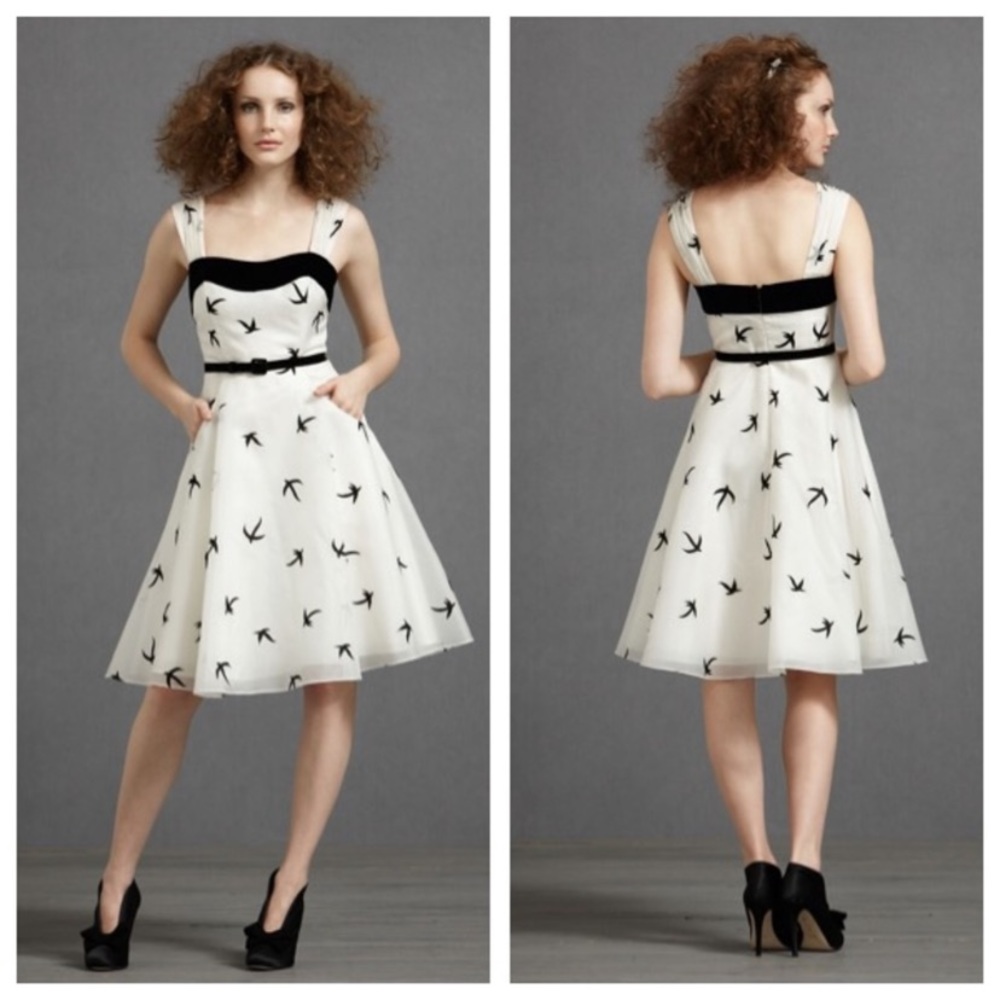 BHLDN Anthropologie Floating Frock Dress